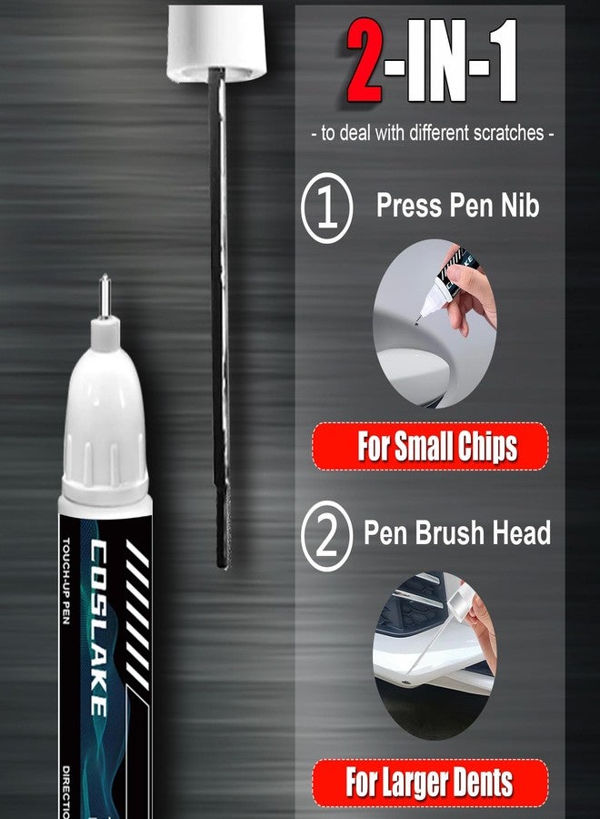 COSLAKE Car Touch Up Paint(Sonic Gray Pearl(NH-877P/138P)) for Honda, Car Paint Scratch Repair Kit, Quick & Easy Solution to Repair, 2 in 1 Scratch Remover Pen with Color-Matched - Image 3